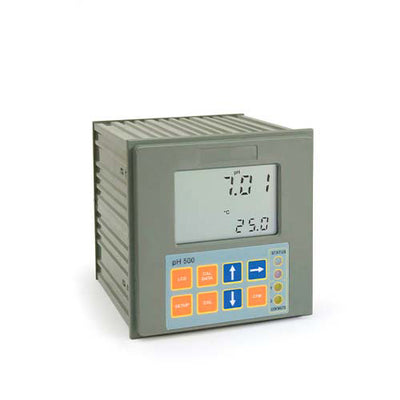 22044. CONTROLADOR P/MONTAJE EN TABLERO, 1 PUNTO DE AJUSTE, CONTROL ON/OFF, SALIDA ANALOGICA 0.00-14.00 PH, 115V HANNA