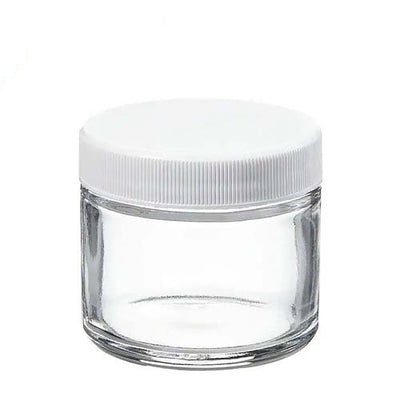 22318. FRASCO DE VIDRIO CLARO 60ML TIPO POMADERO BOCA ANCHA C/TAPA PLASTICA 53-400MM C/5, 1200060 THERMO SCIENTIFIC