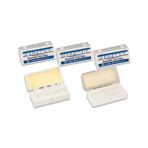 22302. CUBREOBJETOS 22MM DE VIDRIO CIRCULAR, GROSOR 0.17-0.25MM RESISTENTE A LA CORROSION C/1OZ (28GR) FISHERBRAND