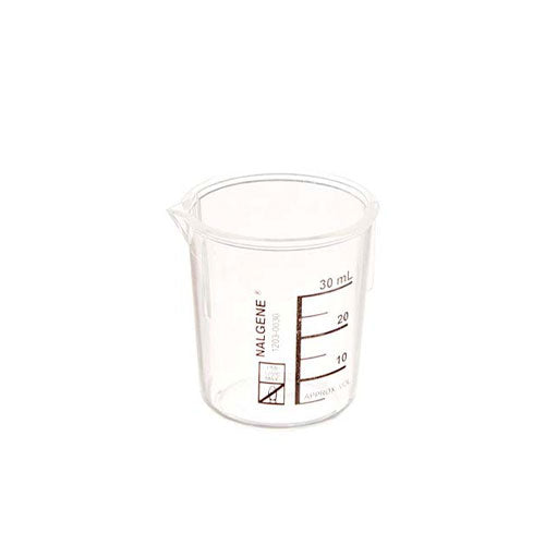 12236. VASO DE PRECIPITADO DE POLIMETILPENTANO 30ML PAQUETE C/4 PIEZAS- NALGENE
