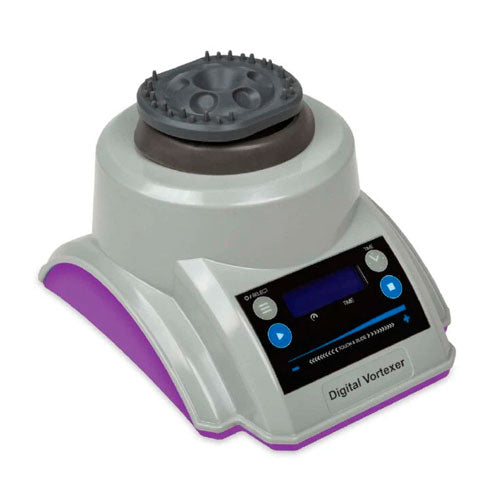 51779. AGITADOR VORTEX DIGITAL 600-3600RPM DIGITAL COLOR GRIS/MORADO - HEATHROW