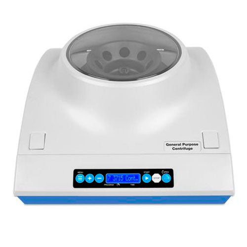 51134. CENTRIFUGA DE PROPOSITO GENERAL COLOR GRIS/AZUL 500-6000RPM CON TIMER 100-240V 50/60HZ - HEATHROW