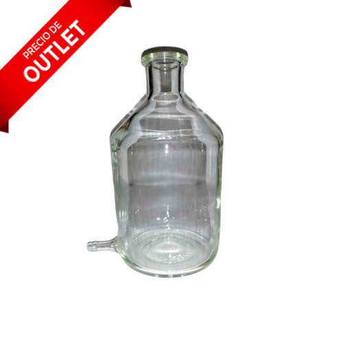 15029. BOTELLA ASPIRADORA DE VIDRIO 1LT C/TUBULACION - PYREX