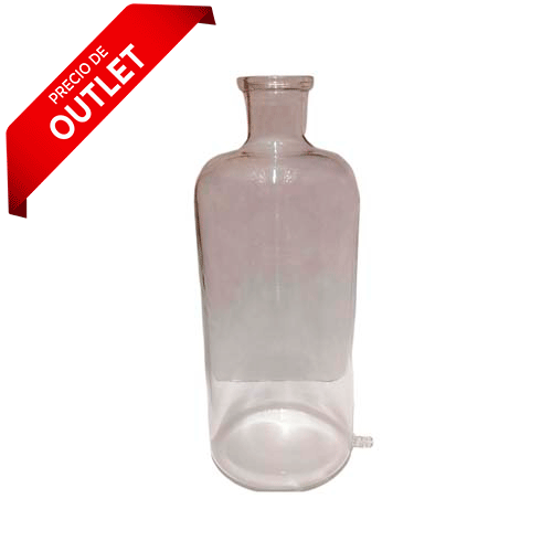 5822. BOTELLA ASPIRADORA DE VIDRIO 9LT C/SALIDA INFERIOR - PYREX