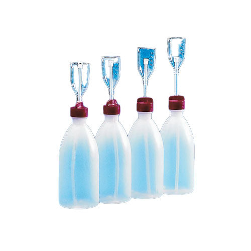 52261. BOTELLA DISPENSADORA DE VOLUMEN AJUSTABLE, CAPACIDAD MAXIMA 1LT C/AFORO DE 25ML DE POLIETILENO BAJA DENSIDAD - FISHERBRAND