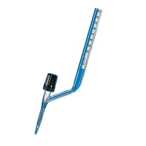 23498. BURETA DE VIDRIO 50ML CLASE B SILBERBRAND C/LLAVE LATERAL BRAND
