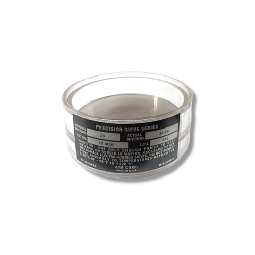 22983. TAMIZ (CEDAZO) DE PRECISION MALLA DE NIQUEL #30, 0.030MM DE APERTURA P/SONIFICADOR SONIC SIFTER MOD. LP3, L3-M30 ATM