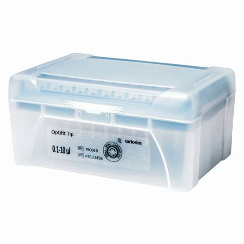 51901. PUNTAS 0.1-10UL DE POLIPROPILENO GRIS NO ESTERIL OPTIFIT EN RACK C/960 PIEZAS, 790010  - SARTORIUS