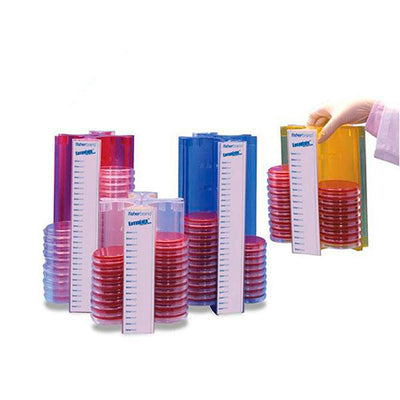 983. GRADILLA P/48 CAJAS PETRI 10CM, DE POLICARBONATO AUTOCLAVABLE EASYPLATE - FISHERBRAND