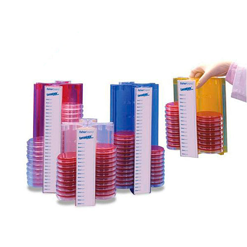 983. GRADILLA P/48 CAJAS PETRI 10CM, DE POLICARBONATO AUTOCLAVABLE EASYPLATE - FISHERBRAND
