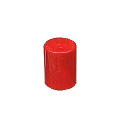 1817. TAPON DE POLIPROPILENO DESECHABLE COLOR ROJO KIM CAP P/TUBOS DE 13MM C/1000 - KIMBLE