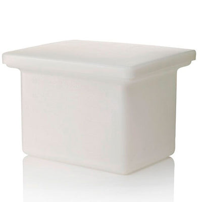 56494. TANQUE DE POLIPROPILENO RECTANGULAR 50LT (13GAL) C/TAPA NALGENE