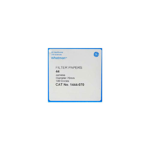 22216.  PAPEL FILTRO #44 7CM C/100 WHATMAN