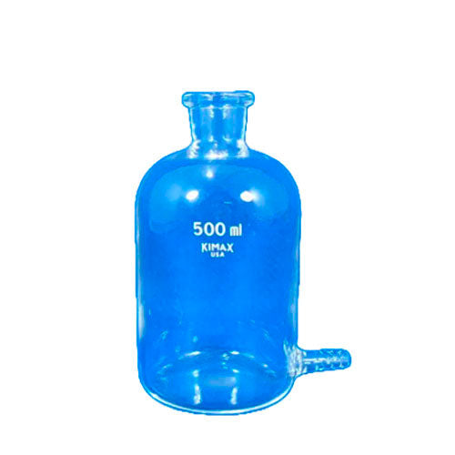 24046. FRASCO ASPIRADOR DE VIDRIO 500ML, SALIDA LATERAL KIMAX