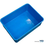 52110. CAJA DE ALMACENAMIENTO APILABLE DE FIBRA DE VIDRIO COLOR AZUL -51/+121°C, 6.1 X 4.9 X 2.1PULG C/2, 9211085268 MFG TRAY
