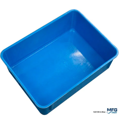 52110. CAJA DE ALMACENAMIENTO APILABLE DE FIBRA DE VIDRIO COLOR AZUL -51/+121°C, 6.1 X 4.9 X 2.1PULG C/2, 9211085268 MFG TRAY