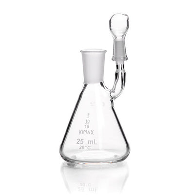 28920. PICNOMETRO DE VIDRIO 50ML COMPLETO C/TERMOMETRO KIMAX