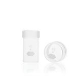 24073. FRASCO DE VIDRIO 45ML CILINDRICO PESAFILTROS FORMA ALTA C/TAPON DE DE VIDRIO CAMPANA 40X50MM  KIMAX