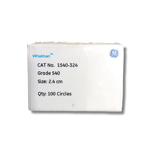 19815. PAPEL FILTRO #540 2.4CM C/100 - WHATMAN