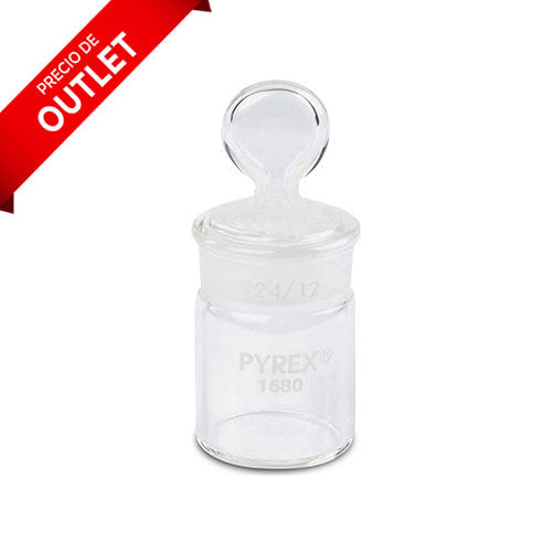 1371. PESAFILTROS DE VIDRIO 85ML FORMA ALTA C/BOCA ESMERILADA 50/12 - PYREX