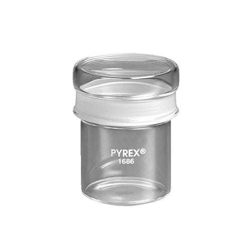 1367. PESAFILTROS DE VIDRIO 92ML FORMA REGULAR C/BOCA ESMERILADA 45/12 - PYREX