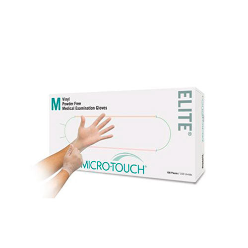 22324. GUANTES DE PVC P/EXAMEN MICRO-TOUCH ELITE TALLA GRANDE C/100 ANSELL