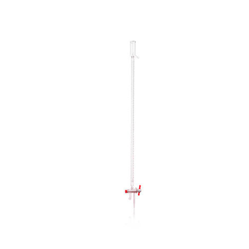 24078. BURETA DE VIDRIO 25ML CLASE B 3 VIAS AUTOMATICA C/LLAVE DE TEFLON KIMAX