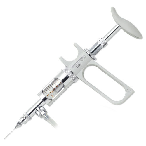 51237. JERINGA DISPENSADORA DOSYS CLASSIC 173 C/ASA TIPO PISTOLA 5-20ML - SOCOREX