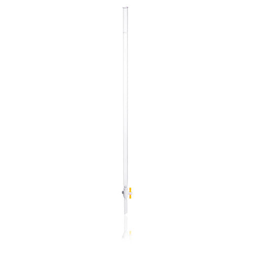 27518. COLUMNA DE CROMATOGRAFIA DE VIDRIO 135ML JUNTA TORICA DE TEFLON 19X500MM KIMAX