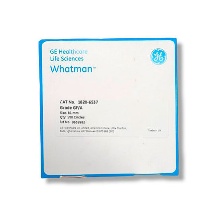 22079. PAPEL MICROFIBRA DE VIDRIO GF/A 8.1CM C/100 WHATMAN