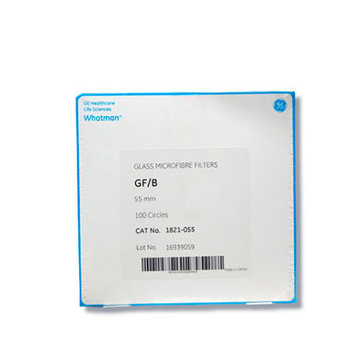 6969.  PAPEL MICROFIBRA DE VIDRIO GF/B 5.5CM C/100 WHATMAN
