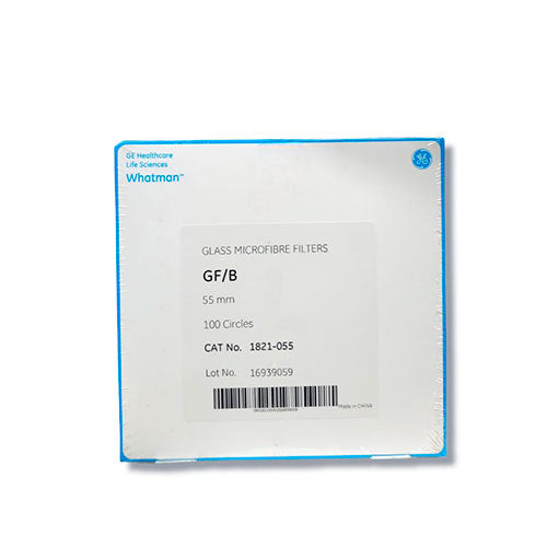 6969.  PAPEL MICROFIBRA DE VIDRIO GF/B 5.5CM C/100 WHATMAN