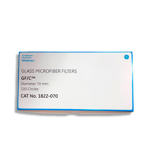 6974. PAPEL MICROFIBRA DE VIDRIO GF/C 7CM C/100 WHATMAN