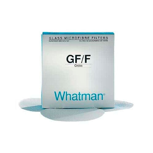 27750. PAPEL MICROFIBRA DE VIDRIO GF/F 7CM, 0.7UM C/100 WHATMAN