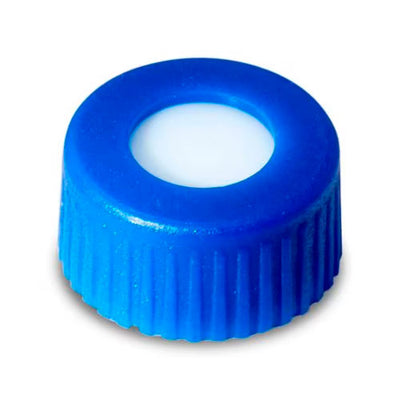 50194. TAPA DE ROSCA AZUL DE Y SEPTO DE PTFE/SILICONA PRE-CORTADO - WATERS