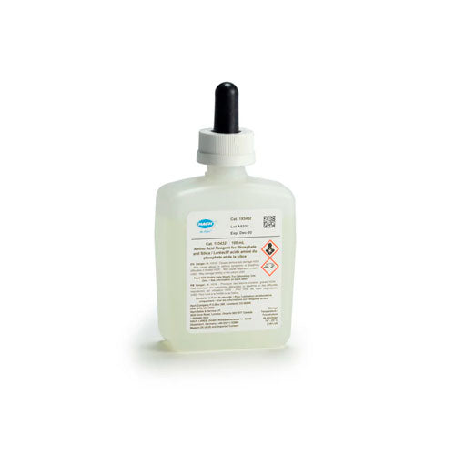 55348. REACTIVO AMINOACIDO 100ML MDB P/DETERMINACION DE SILICE Y FOSFATO - HACH