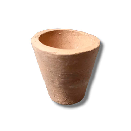 23183. CRISOL DE BARRO 15CM PAQUETE C/2 PIEZAS NACIONAL