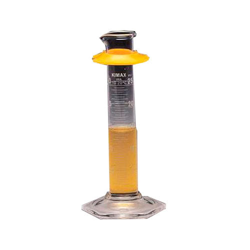 51884. PROBETA (MEDIDA CILINDRICA) DE VIDRIO 50ML CLASE B DOBLE ESCALA METRICA BASE HEXAGONAL - KIMAX