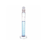 52046. PROBETA (MEDIDA CILINDRICA) DE VIDRIO 500ML CLASE B C/TAPON ESMERILADO LINEA AZUL - KIMAX