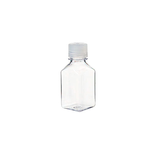 3383. FRASCO POLICARBONATO 250ML TRANSPARENTE CUADRADO BOCA ANGOSTA C/2 - NALGENE