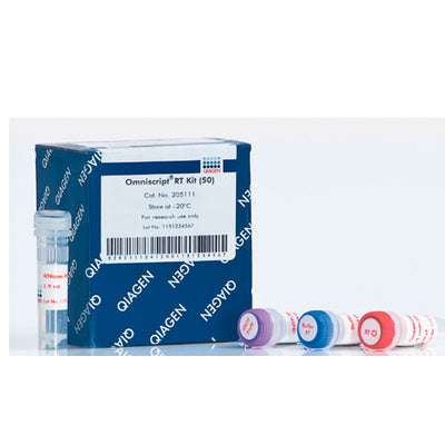 53875. KIT OMNISCRIPT RT P/TRANSCRIPCION INVERSA DE 50NG A 2UG DE ARN POR REACCION P/PCR DE PUNTO FINAL (200) QIAGEN