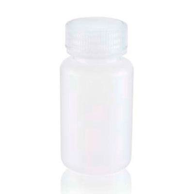 17383. FRASCO POLIETILENO BAJA DENSIDAD 125ML NATURAL BOCA ANCHA C/TAPON DE ROSCA PAQUETE C/5 PIEZAS - WHEATON