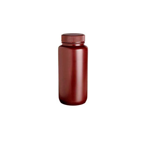 17379. FRASCO POLIETILENO ALTA DENSIDAD 500ML AMBAR BOCA ANCHA PAQUETE C/1 PIEZAS - WHEATON