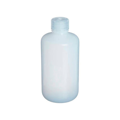 12246. FRASCO POLIETILENO ALTA DENSIDAD 1LT IP2 BOCA ANGOSTA C/TAPON DE ROSCA DE POLIPROPILENO NALGENE