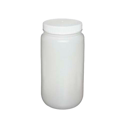 1582. FRASCO DE POLIPROPILENO 30ML BOCA ANCHA, REDONDO C/TAPON DE ROSCA PP, TRANSPARENTE, NO ESTERIL PAQUETE C/5 PIEZAS NALGENE