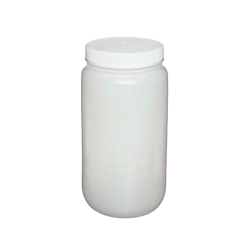 1582. FRASCO DE POLIPROPILENO 30ML BOCA ANCHA, REDONDO C/TAPON DE ROSCA PP, TRANSPARENTE, NO ESTERIL PAQUETE C/5 PIEZAS NALGENE