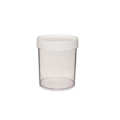 1577. TARRO DE POLICARBONATO CLARO 30ML BOCA ANCHA C/TAPA DE POLIPROPILENO PAQUETE C/10 PIEZAS NALGENE