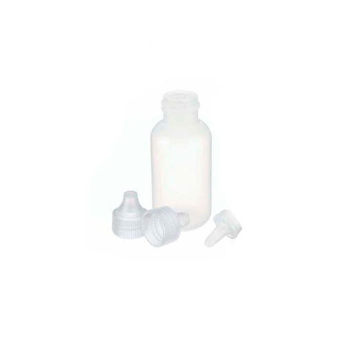 17385. FRASCO POLIETILENO BAJA DENSIDAD 30ML NATURAL PAQUETE C/5 PIEZAS - WHEATON