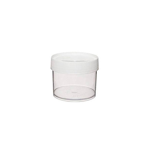 1574. TARRO DE POLIMETILPENTANO CLARO 125ML BOCA ANCHA C/TAPA DE POLIPROPILENO NALGENE