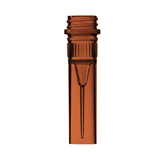 27738. MICROTUBOS 0.5ML POLIPROPILENO AMBAR TAPON ROSCADO NO GRADUADO C/FALDON PAQUETE C/500 PIEZAS SSBIO